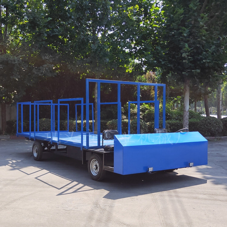 電動平板車成為景區(qū)轉(zhuǎn)運漂流船的好幫手